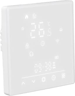 Slimme Thermostaat - Verwarming Regelaar - Energie Besparen - App Afstandsbediening - 95-240V AC - Wit — thumbnail 1