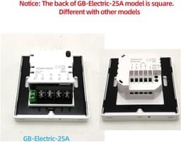Slimme Thermostaaat - Wifi Regelaar - Verwarming Instellen - App Bediening - 25A - Zwart — thumbnail 5