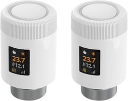 Thermostaat Radiator Actuator - Thermostaatkraan Temperatuurregelaar - Verwarming Regelen - APP Afstandsbediening - M30x1.5mm - Wit — thumbnail 1