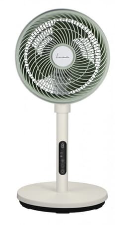Fram Staande Ventilator 108 cm – 35 W – 4 Snelheidsstanden – Turbo – 2-in-1 Verstelbare Hoogte – Aromatherapie Compartiment – 9 Uurs Timer – Afstandsbediening – Groen/Crème — thumbnail 3