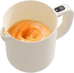 Elektrische Eierklopper - Klopmachine Mixer - Keuken Bakken - Zelfreinigend Ontwerp - 1 Liter Capaciteit - Beige — thumbnail 1