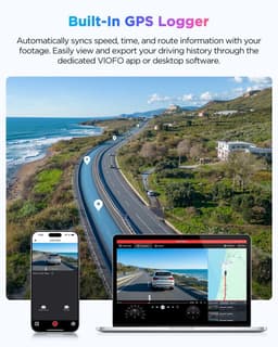 Auto Camera - Rijcamera Dashcam - Veilig rijden vastleggen - Hoge QHD resolutie - 140° groothoek - Zwart — thumbnail 4