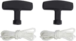 Grasmaaier trekkoord set 90cm - 2 stuks met handvatten - vervanging voor Honda GX100 GX120 GX160 GX240 GX270 - ShopVlot — thumbnail 1