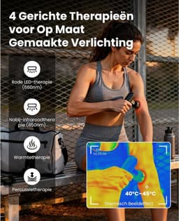 Massagepistool - Compact - Infrarood Warmtetherapie - Stil en Krachtig - Voor Atleten en Thuisgebruik — thumbnail 4