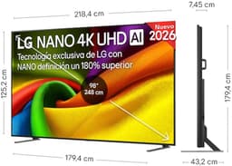 LG 98NU900B6LB - Ultra HD 4K - Led-tv - 98 inch - 2026 — thumbnail 4