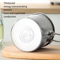 Werkbladfriteuse - Kleine frituurpan - Thuis koken - Spatwaterdicht frituren - 12 liter inhoud - Zilverkleurig — thumbnail 5