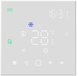 Slimme Thermostaat - Temperatuurregelaar Klimaatregelaar - Comfort Thuis - Nauwkeurigheid 05°C - 1 cm lengte - Wit — thumbnail 3