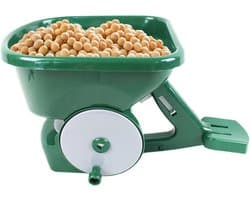 Hand Crank Seeder - Hand Spreader - Garden Onderhoud - 4-Level Density Adjustment - 3 Liter - Groen