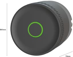 - Linus Smart Lock L2 Lite - Zwart - 05/109100/MB - Sleutelloze toegang - Eenvoudige installatie - Matter compatibel | Digitale sleutels - Activiteit in realtime - Yale Home app — thumbnail 2