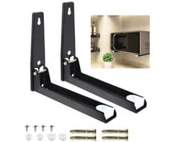 Roestvrij Stalen Magnetronhouder Wand 2 Stuks