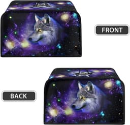 Slowcooker Overtrek - Apparaat Hoes - Keuken Organisatie - Met Opbergvakken - 43x27x25 cm - Galaxy Wolf — thumbnail 5