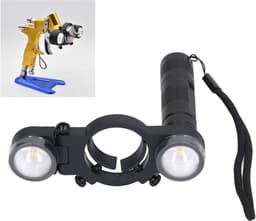 SnelShoppen - Spray Gun Fill Light - Universele 3 Niveaus Verstelbare Helderheid Spray Verf Gun Verlichtingssysteem - Draagbare Warm Witte Verlichting — thumbnail 2