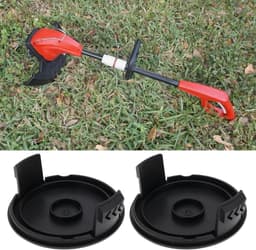 SnelShoppen - 2 Stuks Grasmaaier Spoelkap 86x34mm Geschikt voor Homelite UT41112 UT41121 UT41120 UT41113 UT41122 UT41112B Met Duurzaam Zwart Plastic — thumbnail 1