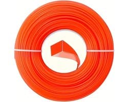 Grasmaaier Draad - Trimmerlijn Touw - Gazon Onderhoud - Minimale Vibraties - 5 Meter - Zilver