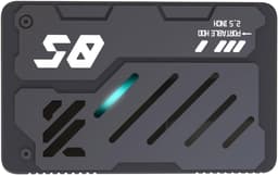 Externe SSD Harde Schijf - Draagbare Opslag - Snelle Data Overdracht - Schokbestendige Behuizing - 2.5 inch - Grijs — thumbnail 1