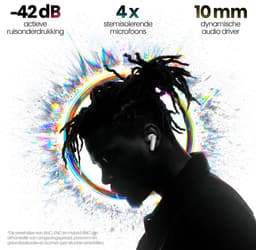 Phreeze TWS Pro 2 ANC - In Ear Oordopjes - Draadloos - Draadloze Bluetooth Oordopjes - Noise Cancelling Oortjes - Noise Cancelling Oortjes - Wit — thumbnail 2
