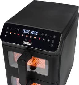 Princess Heteluchtfriteuse - 182490 - 3000W - Stack Airfryer 11,2L - PFAS-Vrij - 2 lades (Sync) - 11 Bakprogramma's - Bespaart 45% ruimte - Dubbele gestapelde lades — thumbnail 19