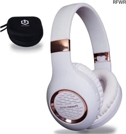RFWR® Bluetooth Over-Ear Koptelefoon Draadloos met Microfoon en Draagtas - Rose Gold — thumbnail 1