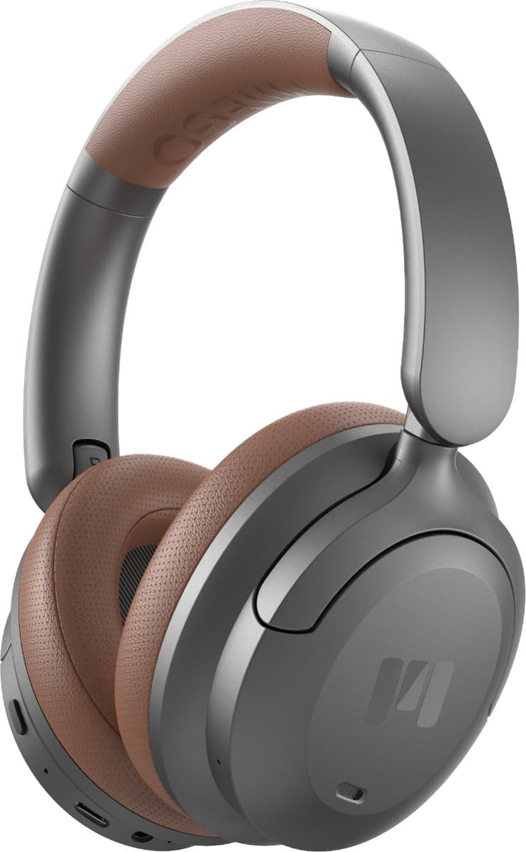 MIIEGO – MOOVE 55 – ANC - Titanium - over ear - koptelefoon - sport koptelefoon - fitness - ontspanning – sport – reizen – werk - thuis — afbeelding 1