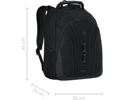 Wenger Legacy Black Series Laptoprugzak Geschikt voor max. (laptop): 40,6 cm (16) Zwart