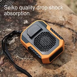 Draagbare Tailleclip Ventilator - USB Oplaadbaar, Mini Halsventilator voor T-shirts en Jassen — thumbnail 3