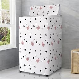Beschermhoes voor wasmachine en droger (Love, XXL (12,5 kg)) — thumbnail 1