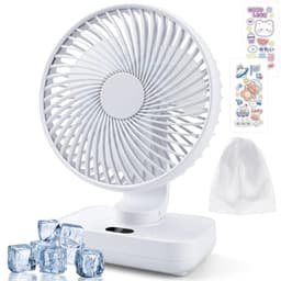 Draagbare Tafelventilator met Automatische Oscillatie en 4 Snelheden - USB Mini Ventilator voor Kantoor, Kampeer en Thuisgebruik — thumbnail 5
