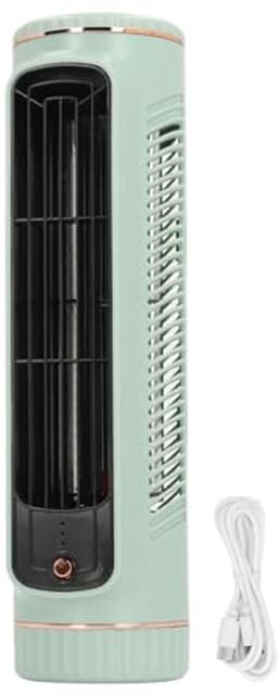 Torenventilator voor Slaapkamer en Kantoor - Stil en Oplaadbaar met 3 Snelheden — thumbnail 2