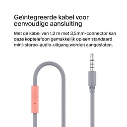 Koptelefoon kinderen met draad - Kinderkoptelefoon - Bedrade hoofdtelefoon - Veilig volume - School - Tablet - Laptop - Reizen - Muziek luisteren — thumbnail 5