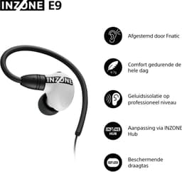 Sony INZONE E9 – In-ear Gaming Oordopjes - Wit — thumbnail 2