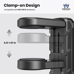 3-in-1 Gaming Hoofdtelefoon en Controller Houder met Verstelbare Arm - Onder Bureau Standaard — thumbnail 2