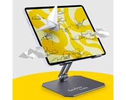Doodroo Tablet, iPad- en e-reader Standaard - Opvouwbaar, verstelbaar, metalen standaard
