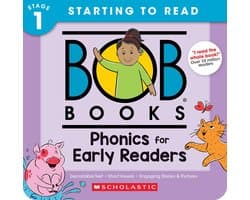Bob Books - Bob Books - Phonics for Early Readers Collection of 12 Stories Decodable Phonics Stories, Ages 4 and up, Kindergarten (Stage 1: Starting to Read)