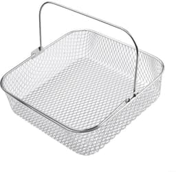 Vierkante Airfryer Mand 20x20 cm - Vaatwasmachinebestendig Koken Accessoire — thumbnail 4
