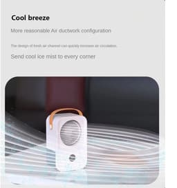 Draagbare Luchtkoeler Ventilator Mini Airconditioner met Digitale Display — thumbnail 4