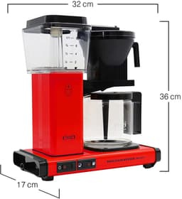 Moccamaster KBG Select - Filterkoffiezetapparaat - Red - 5 jaar garantie — thumbnail 3