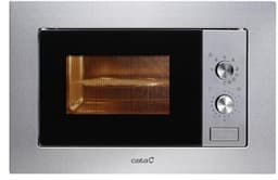 Inbouwmagnetron 20L - Roestvrij staal - 1000W Grill - 5 Vermogensniveaus - Automatische Ontdooiing - Timer - Compact Design — thumbnail 1