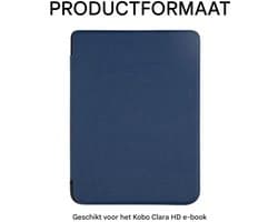 Elkuaie Ebook Hoes Geschikt voor 6-inch E-readers (zoals Kobo Clara HD) – Niet Origineel – Magnetische Flipcover – Blauw