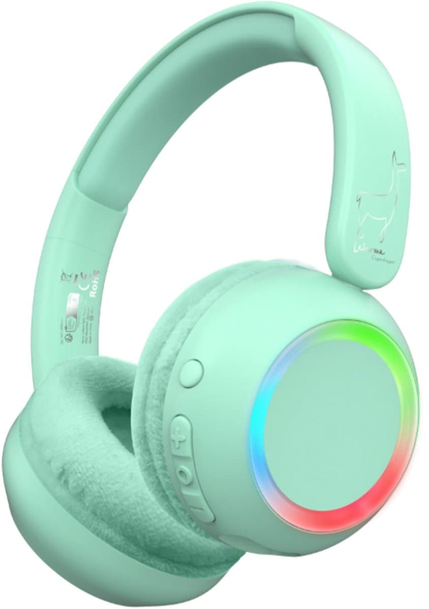 Lalarma Draadloze Hoofdtelefoon met verlichting - Mint — afbeelding 1