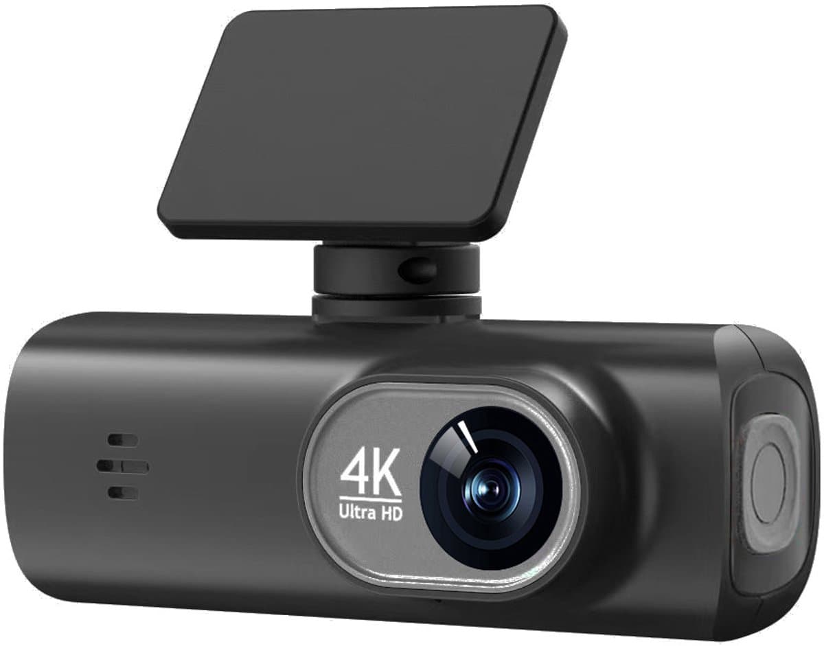 Woegel dashcam - Ultra HD 4K – dual dashcam- Parkeer Monitoring – Inclusief SD Kaart - Nacht zicht – Wifi – Achteruitrijcamera – loop recording — afbeelding 1