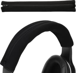 kwmobile cover voor koptelefoon hoofdband - geschikt voor Razer Kraken 7.1 V2 Pro - Koptelefoon band hoes van neopreen - In zwart — thumbnail 1