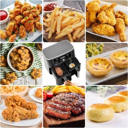 Airfryer Accessoires - Airfryer Accessoires Set - Geschikt voor Heteluchtfriteuses — thumbnail 5