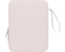 BUBM Tablet hoes voor iPad 9e/10e Generatie-iPad Pro-Tablets 10.9-12.9 inch-PU Lederen Tabletdraagtas-Tablethoes-met Riem-Roze-Geschikt voor diverse Tablets en E-readers-E-reader Hoes-Tablettas Dames en Heren-Stijlvolle Bescherming