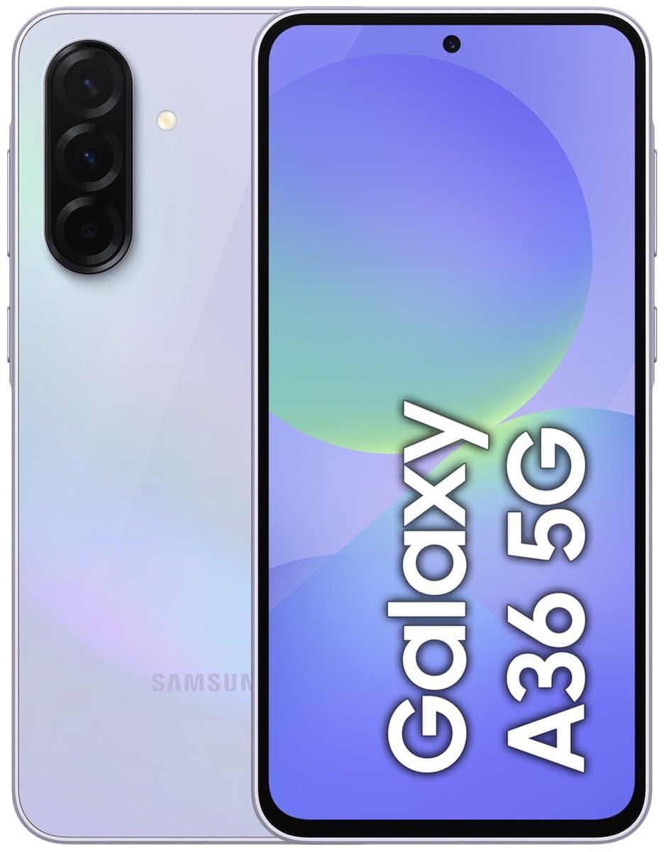 Samsung Galaxy A36 5G - 128GB - Awesome Lavender — afbeelding 1