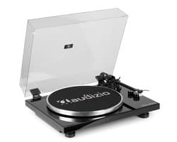 Platenspeler - Audizio Toledo premium platenspeler Bluetooth out - Stijlvol design - Zwart