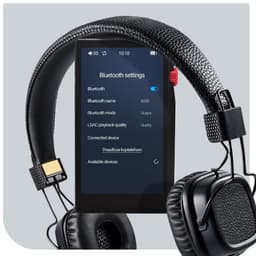 MP3 Speler HiFi met Bluetooth/Wifi - 64GB + 256GB SD Kaart - 3.5inch TFT - DSD256 Audio - C8 - Zwart — thumbnail 2