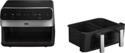 Beko FRL6488 dubbele Airfryer - Zwart - 9,5 l inhoud - 2400 W - Warmhoudfunctie - Timer — thumbnail 3