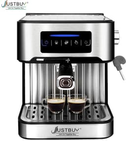 Espresso Koffiemachine, Compact Ontwerp, Melkopschuimfunctie, Lichtgrijs — thumbnail 2