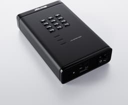 iStorage diskAshur DT3 HDD – externe harde schijf – 12TB – USB – 256-bit – Zwart — thumbnail 4