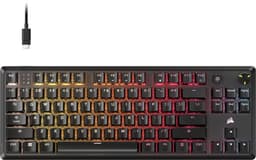 Corsair K70 CORE TKL Gaming Toetsenbord – Mechanisch – US‑QWERTY Layout – USB – Zwart — thumbnail 2
